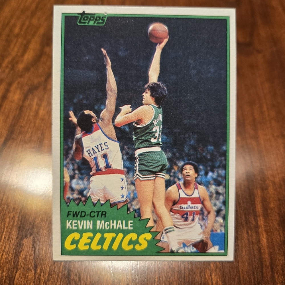 Topps 1981 Kevin Mchale #75 Rookie Basketball Card